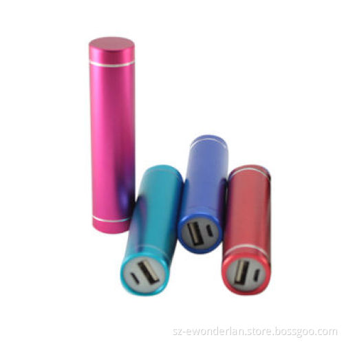 Cylinder Portable Pocket Power Bank, 2600mAh